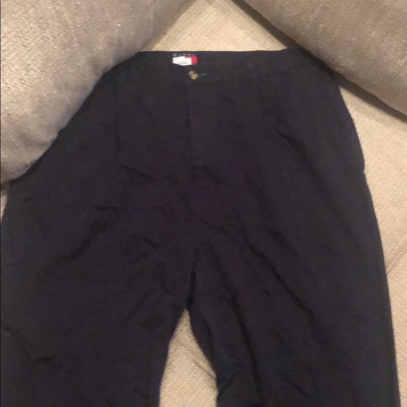 Navy Blue Tommy Hilfiger pants - Picture 1 of 4